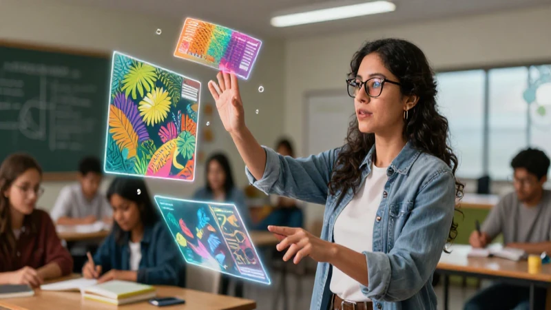 Docentes: Innovando con Aprendoencasayenclase para Todos 8 Educador mexicano interactúa con hologramas en portada de revista