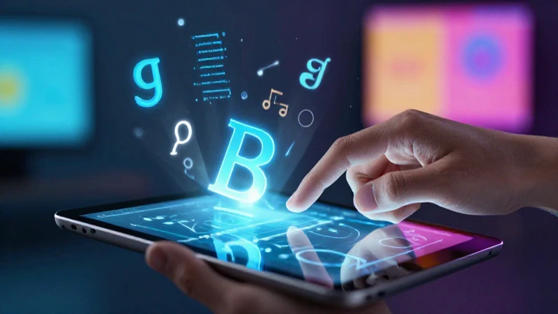 Mano interactúa con tablet digital mágica