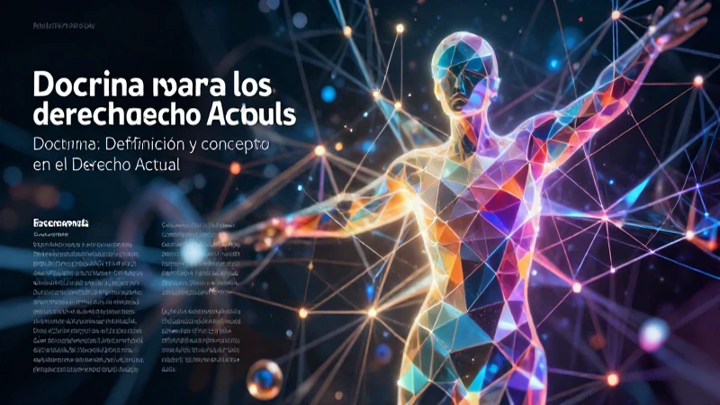 Doctrina impacta los derechos humanos mediante conceptos jurídicos