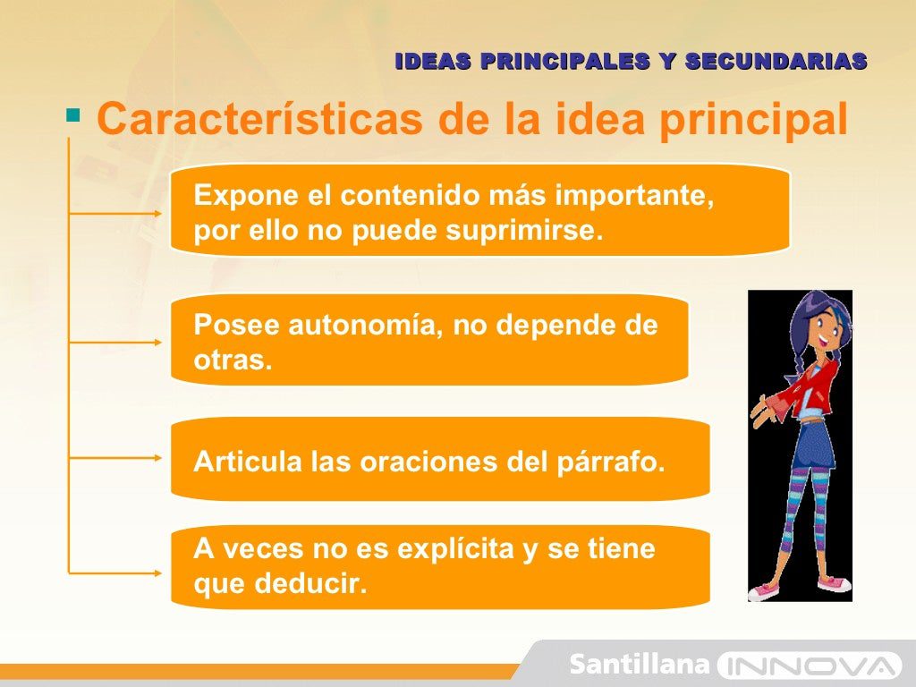 Domina las ideas principales y secundarias para mejorar tus textos 2 domina las ideas principales y secundarias para mejorar tus