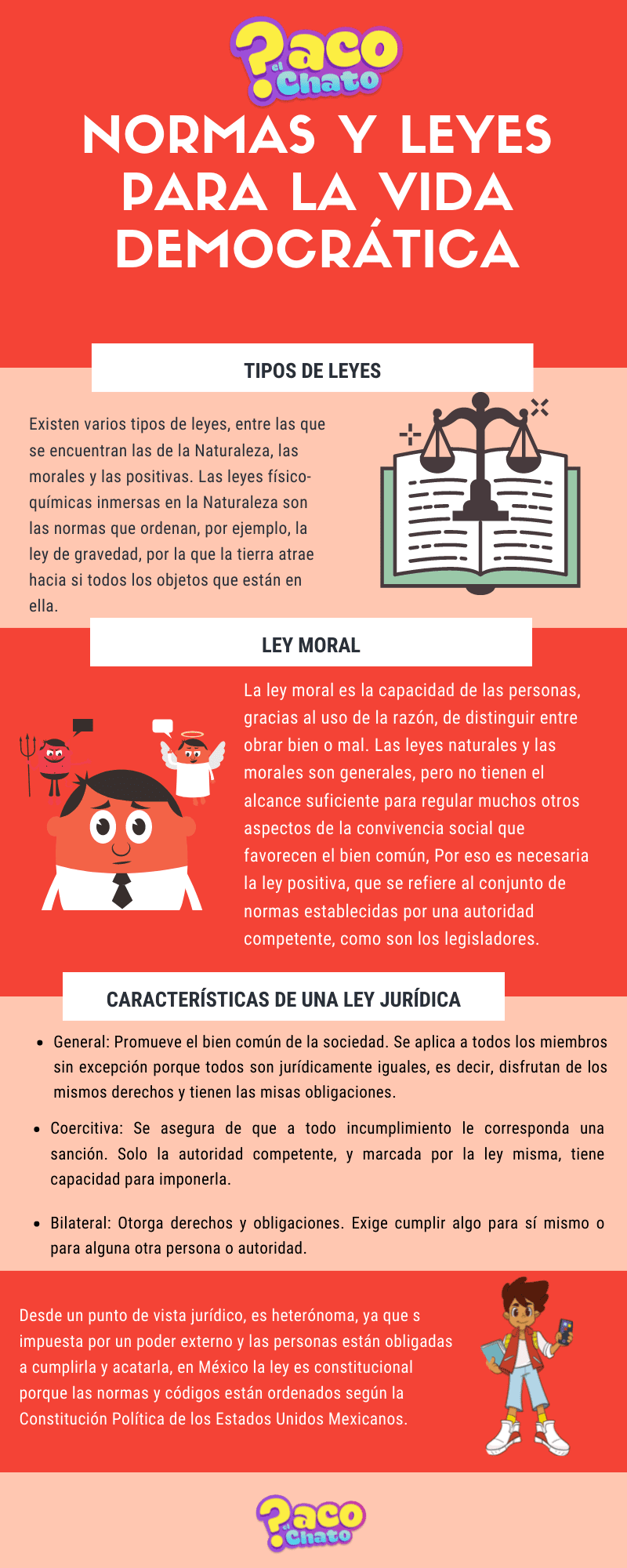 domina las leyes y normas para una vida democratica