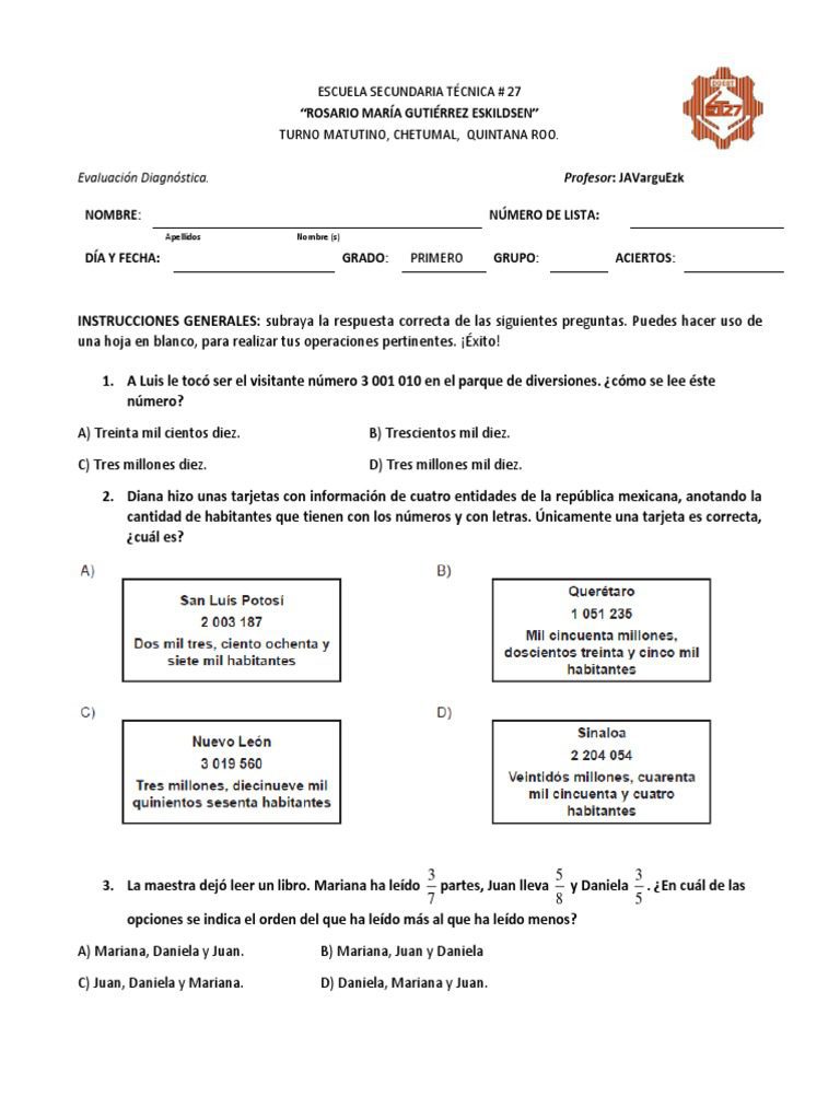 domina las matematicas en 1o de secundaria guia para el
