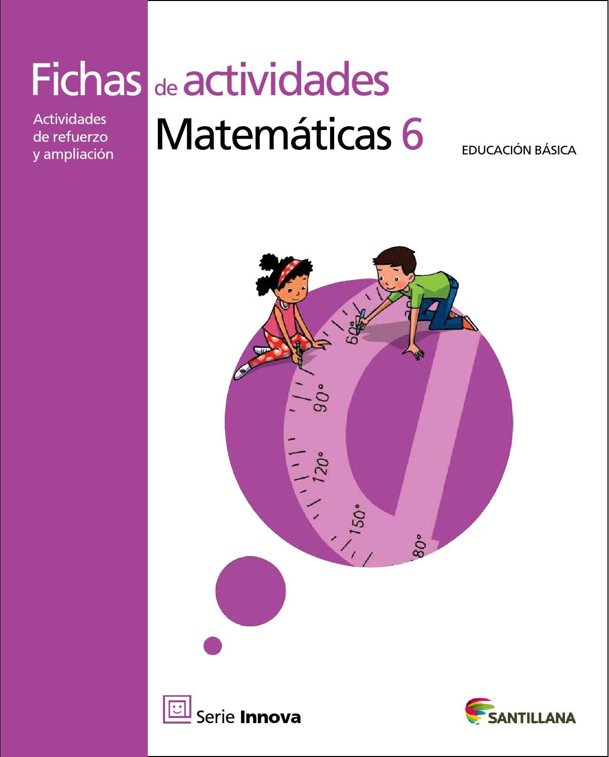 domina matematicas de 6 de secundaria con santillana libro completo