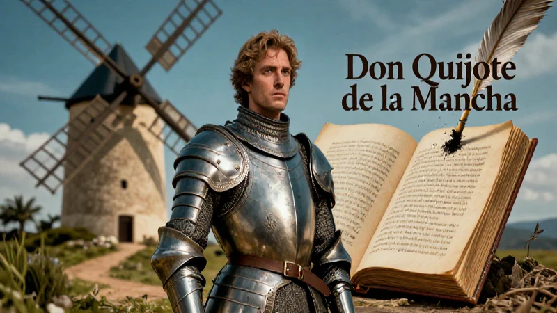 Don Quijote de la Mancha: resumen, personajes y más 3 Don Quijote, noble caballero, lucha contra molinos