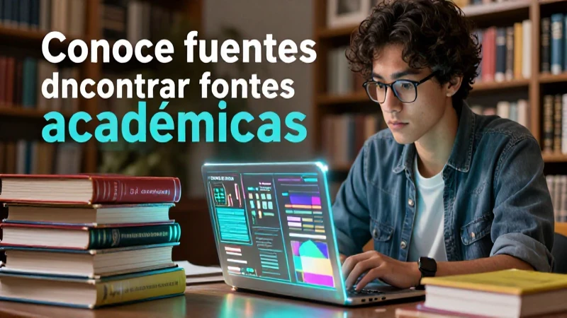 Busca fuentes académicas confiables
