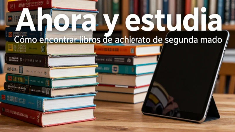 Estudio profesional para blog de libros de bachillerato