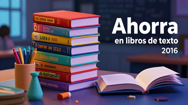 Libros de texto usados para ahorrar en tu escuela