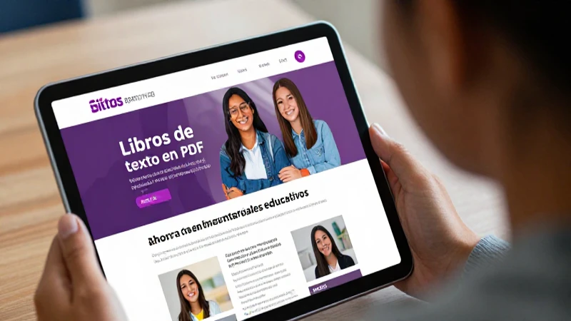 Libros de texto gratuitos en PDF disponibles en línea