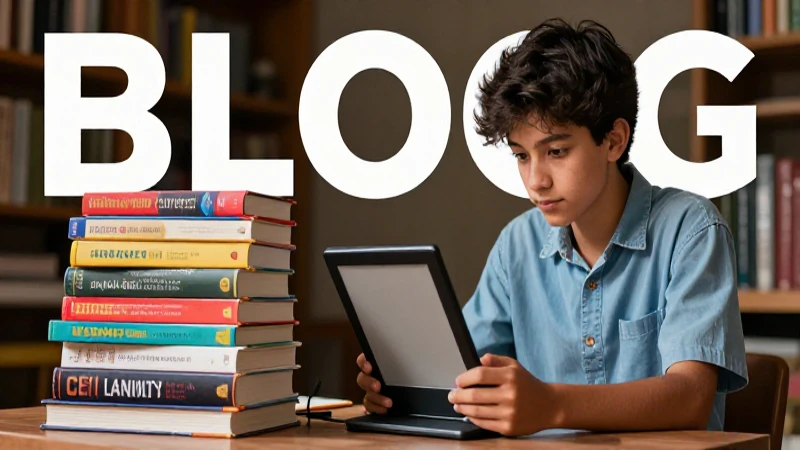 Libros gratis: Conoce las Conoce opciones para leer sin costo 4 Estudiante concentrado rodeado de conocimiento moderno