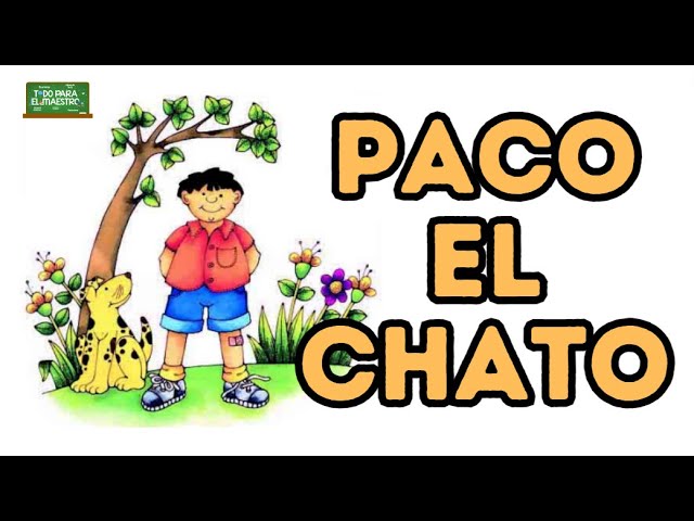 donde puedo encontrar el pdf y resumen de paco el chato