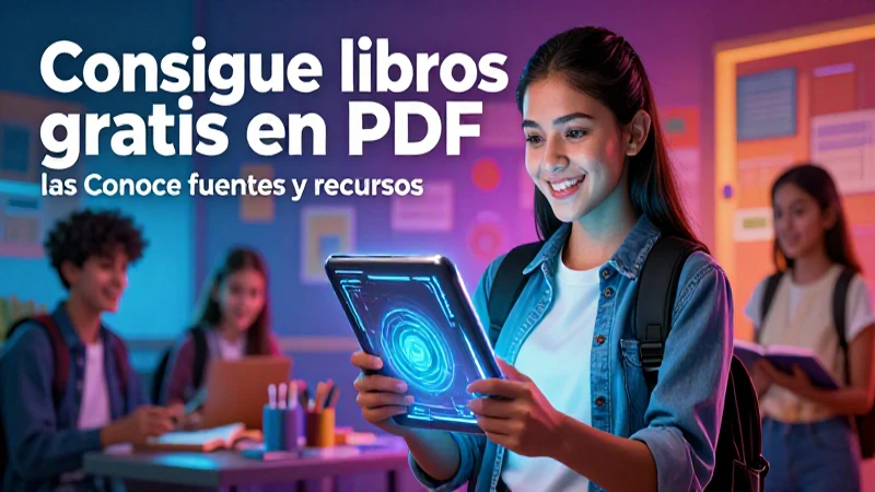 Estudiante feliz con tablet para recursos digitales