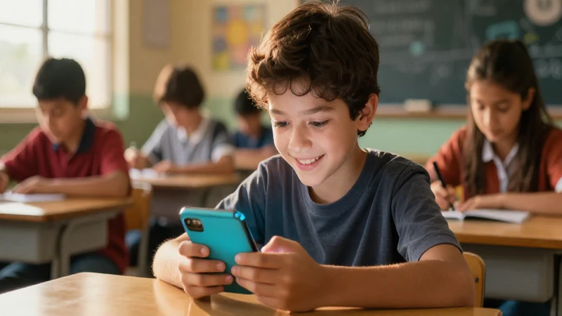 Lee libros en tu celular en cualquier lugar con nuestra guía completa 3 Estudiante lee feliz en luz dorada, estilo magazine