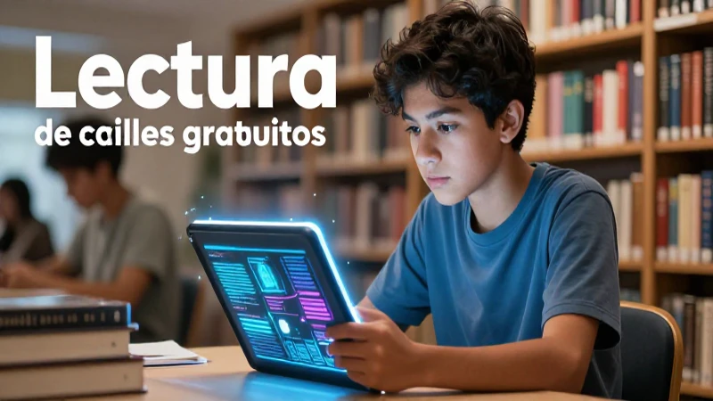 Lectura gratuita en bibliotecas digitales