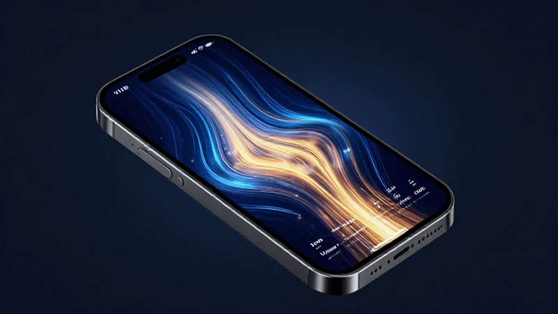 Smartphone elegante con interfaz de ebook vibrante