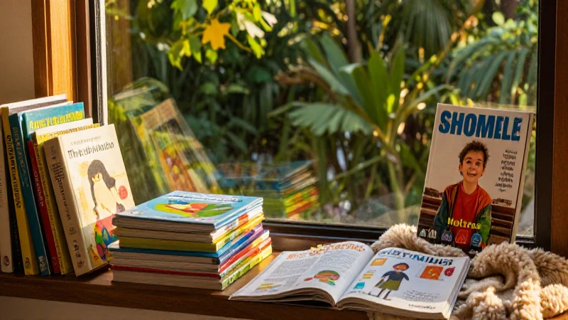 La lectura desde mi ventana: una experiencia única para disfrutar 3 Rincón de lectura educativo, luz dorada y naturaleza