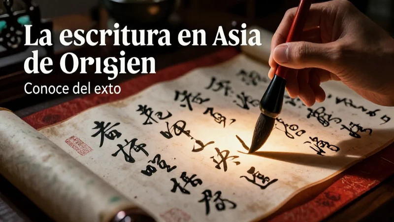 Escoge el origen de la escritura en Asia