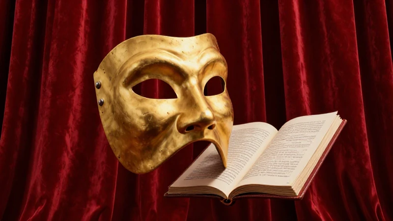 Drama: concepto, origen, tipos y ejemplos del género 6 Máscara dramática en red terciopelo y cine