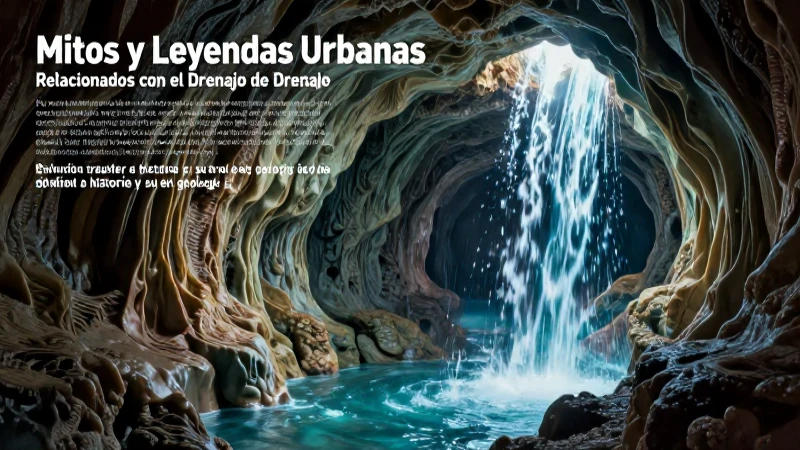 Drenaje: definición, historia y su rol en geología 6 Ilustración dramática de mitos del drenaje