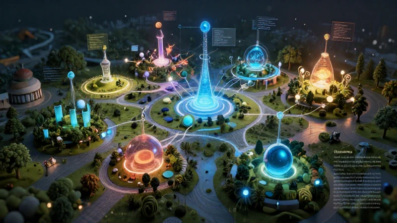 Ecología: Concepto, Ramas y Ciencias Auxiliares Esenciales 7 Red ecológica científica, hiperdetallada y vibrante