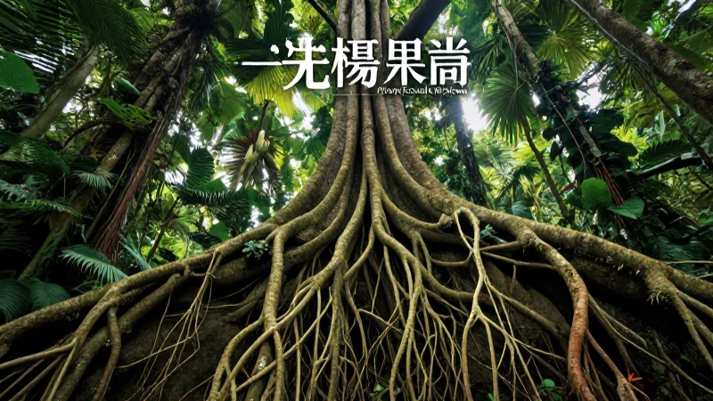 Ecología: Concepto, Ramas y Ciencias Auxiliares Esenciales 5 Bosque tropical vibrante con red micelial detallada