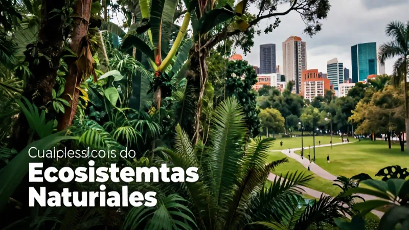 Cuáles son 15 ejemplos de ecosistemas artificiales y naturales 4 Ecosistemas naturales y artificiales: ejemplos y características