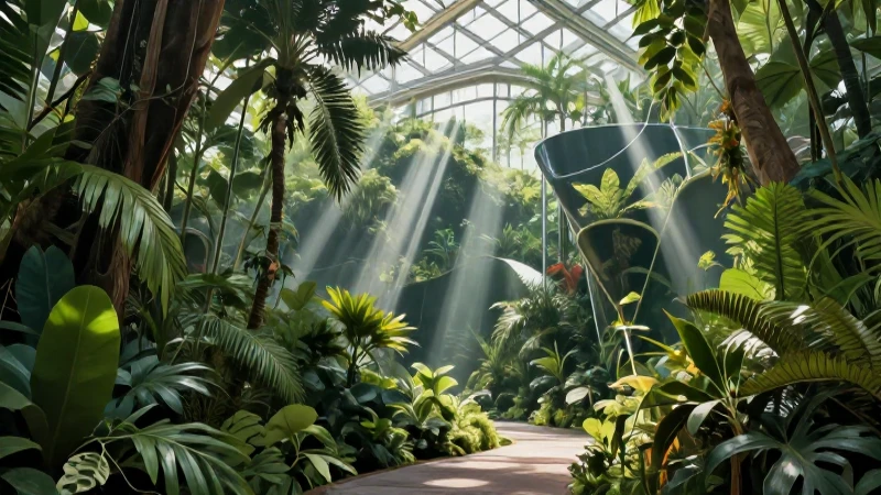 Cuáles son 15 ejemplos de ecosistemas artificiales y naturales 3 Fusión vibrante de naturaleza y diseño moderno