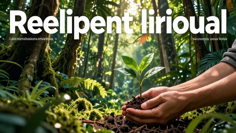 Ecosistema: Definición y Concepto Esencial para Todos 5 Manos plantan semilla bajo luz tropical