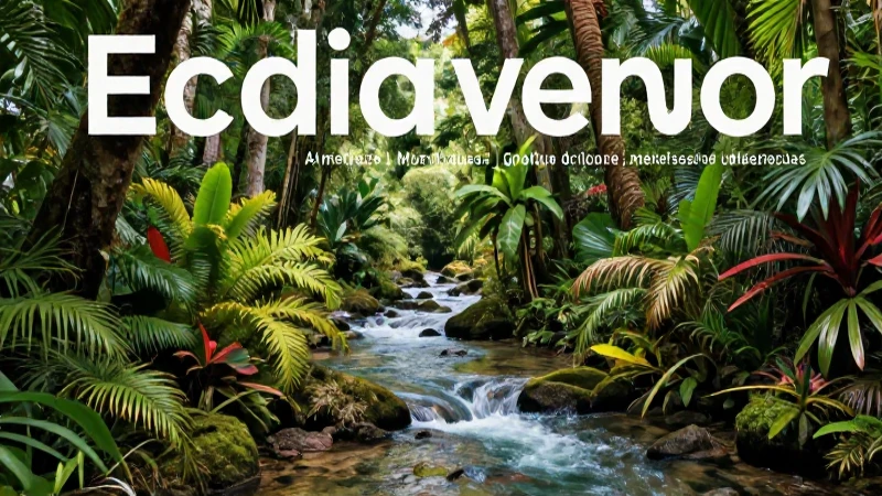 Ecosistema: Definición y Concepto Esencial para Todos 4 Naturaleza tropical vibrante para educación