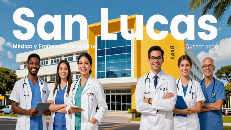Centro médico moderno en San Lucas