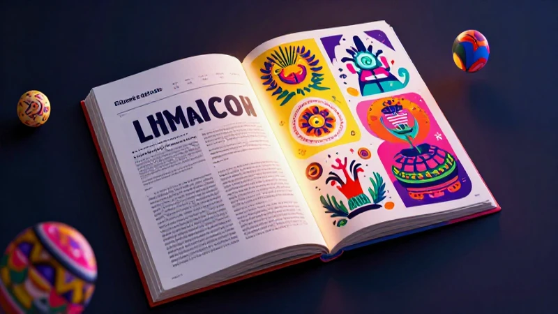 Editorial Cortos: 30 Ejemplos Impactantes y Efectivos 5 Estilo editorial vibrante con símbolos culturales mexicanos