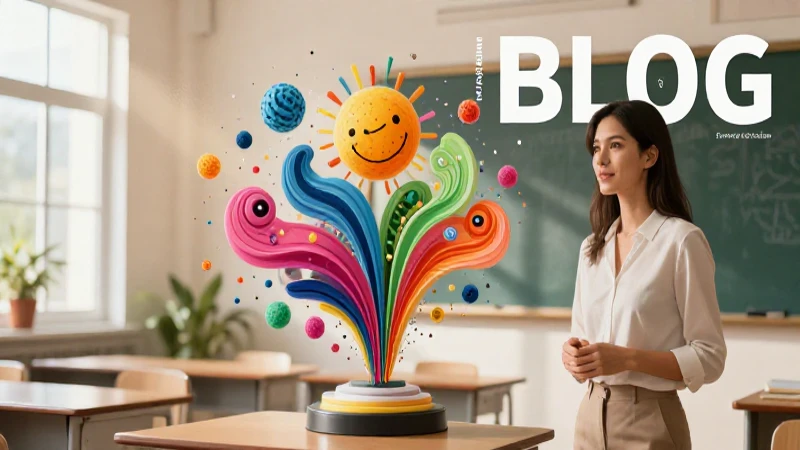Editorial Cortos: 30 Ejemplos Impactantes y Efectivos 10 Ilustración vibrante de una maestra educativa moderna