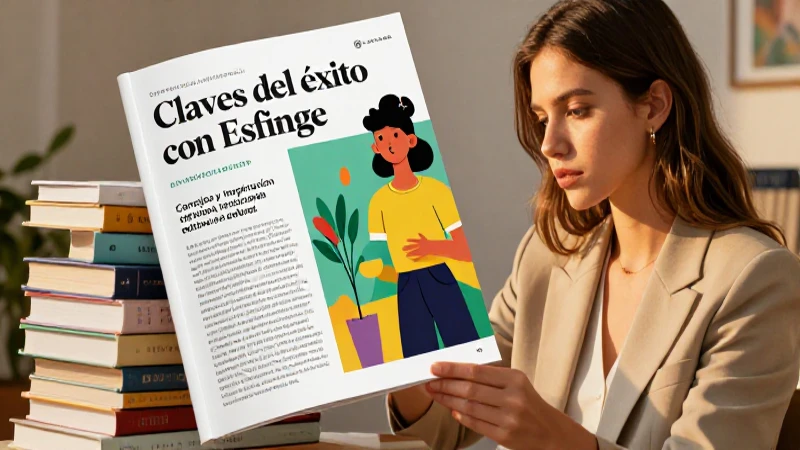 Claves del éxito con Esfinge: Consejos y inspiración editorial 3 Edición de Claves con Esfinge: Inspiración para el éxito