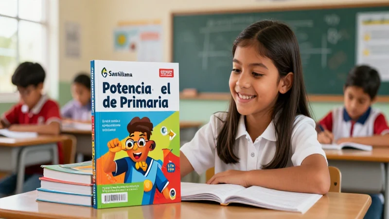 Libros Santillana potencian el aprendizaje primario