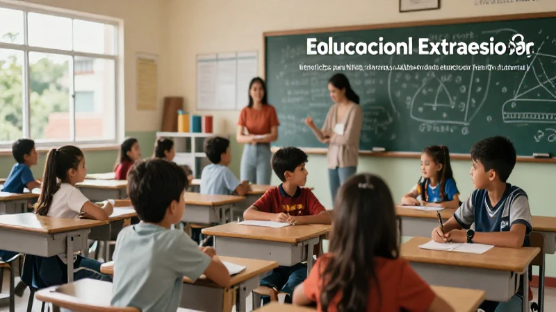 Educación Extraescolar: Tipos en Guatemala y Beneficios 4 Educación extraescolar: Beneficios en Guatemala