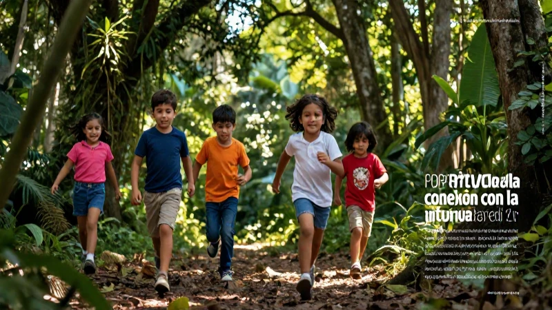 Jugar en la naturaleza en preescolar es divertido