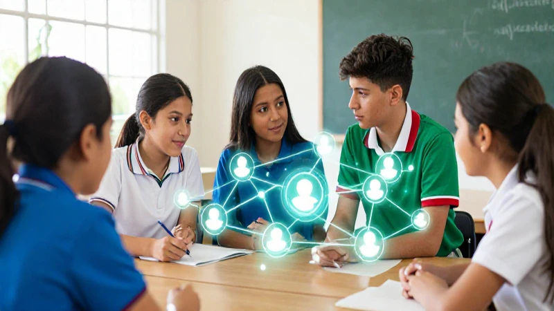 Jóvenes mexicanos, colaboración y retos educativos