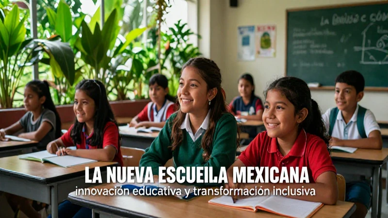 La nueva escuela mexicana: innovación educativa y transformación inclusiva 5 La Nueva Escuela Mexicana transforma la educación inclusiva