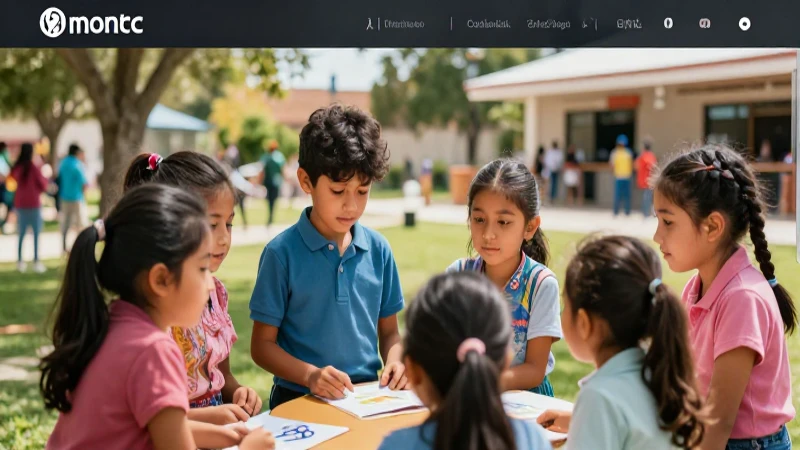 La nueva escuela mexicana: innovación educativa y transformación inclusiva 3 Niños mexicanos colaboran creativamente al aire libre