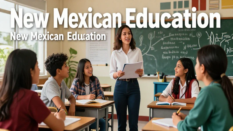 Estudiantes mexicanos aprenden felices en un moderno aula