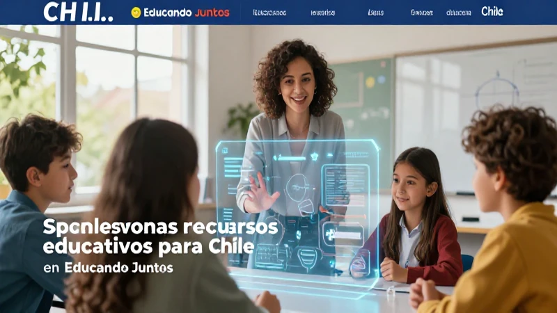 Buscas recursos educativos para Chile en Educando Juntos 7 Educación chilena: futuro e ideas innovadoras