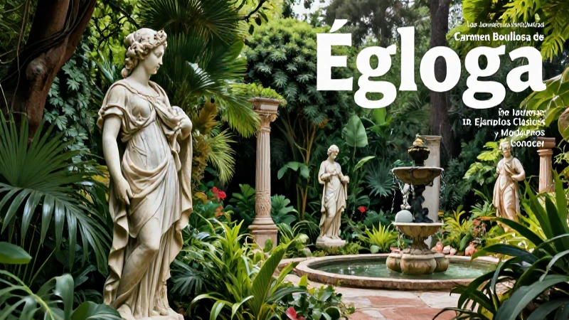 Égloga: 10 Ejemplos Clásicos y Modernos para Conocer 12 Jardines antiguos modernos ilustrados detalladamente