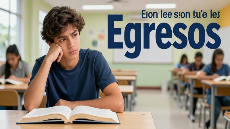 Egresos: Definición y concepto esenciales explicados 7 Juventud y futuro: la oportunidad educativa