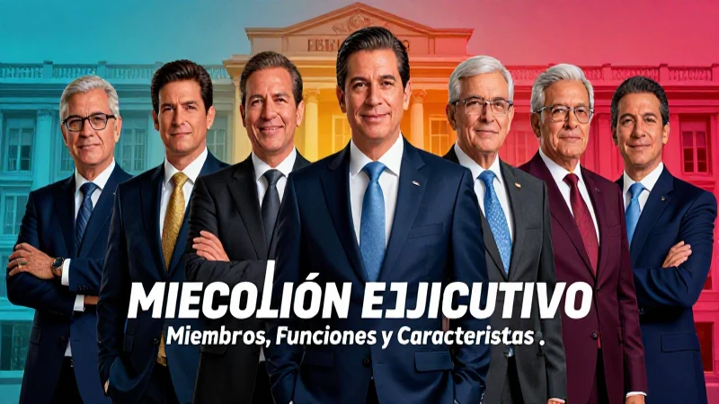Ejecución del Poder: Miembros, Funciones y Características 4 Líderes ejecutivos mexicanos profesionales del poder