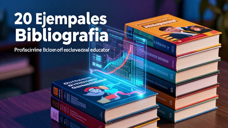 Reporte visual de bibliografía académica detallada
