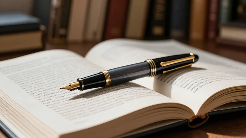 Libro académico iluminado con estilo profesional