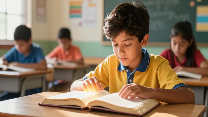 Ejemplo de biografía: Tipos y qué se narra en ellas 3 Estudiante enfocado lee un libro antiguo