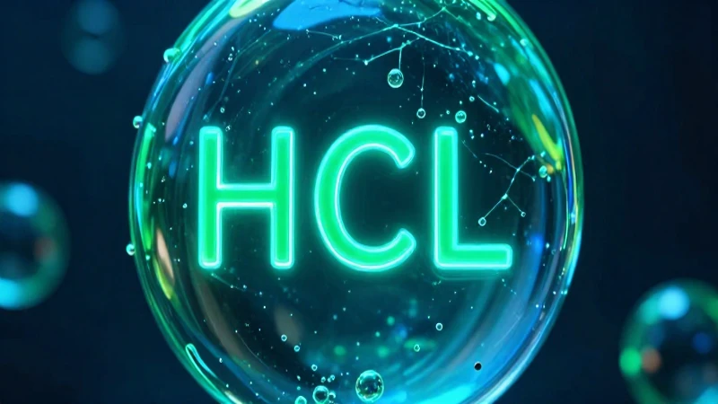 Ejemplo de compuestos químicos: 20 ejemplos destacados 8 Cloruro de hidrógeno: imagen vibrante de ácido