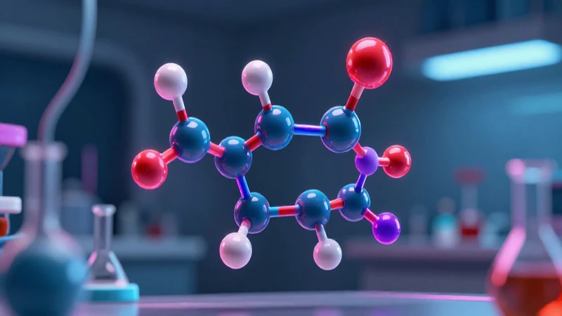 Ejemplo de compuestos químicos: 20 ejemplos destacados 4 Modelo molecular 3D vibrante y profesional