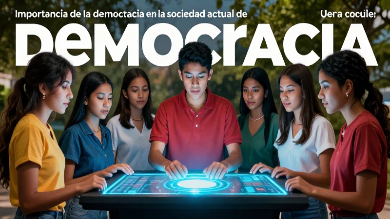 Juventud mexicana impulsa la democracia participativa