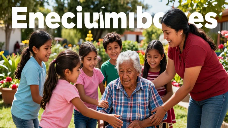 Ejemplo de Empatía: 10 Ejemplos que Inspiran Cambios 4 Niños felices ayudan a un anciano en México